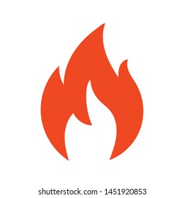 Fire Flame Logo Vector Illustration Design Stock Vector (Royalty Free ...