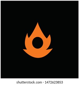 Fire flame Logo vector illustration