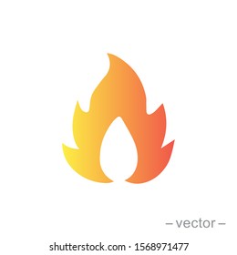 Fire flame logo vector illustration design template. vector fire flames sign illustration isolated. fire icon