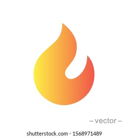 Fire flame logo vector illustration design template. vector fire flames sign illustration isolated. fire icon