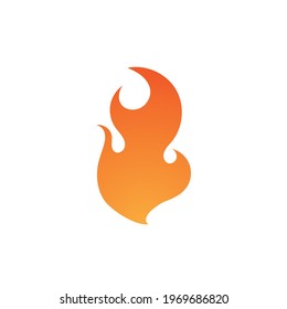 Plantilla de diseño de ilustración vectorial del logotipo de llama de fuego
