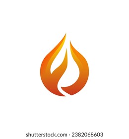 Fire flame logo vector illustration design template. vector fire flames sign illustration isolated. fire icon	