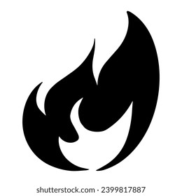 Fire flame logo vector illustration.