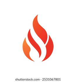Fire flame logo vector illustration design template. vector fire flames sign illustration isolated. fire icon