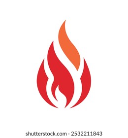 Fire flame logo vector illustration design template. vector fire flames sign illustration isolated. fire icon