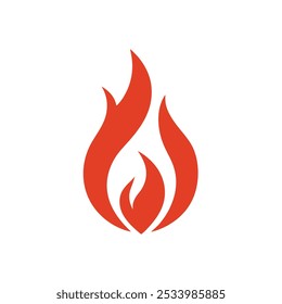 Fire flame logo vector illustration design template. vector fire flames sign illustration isolated. fire icon