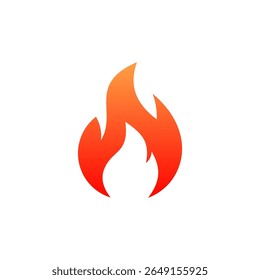 Fire flame logo vector illustration design template. vector fire flames sign illustration isolated. fire icon	