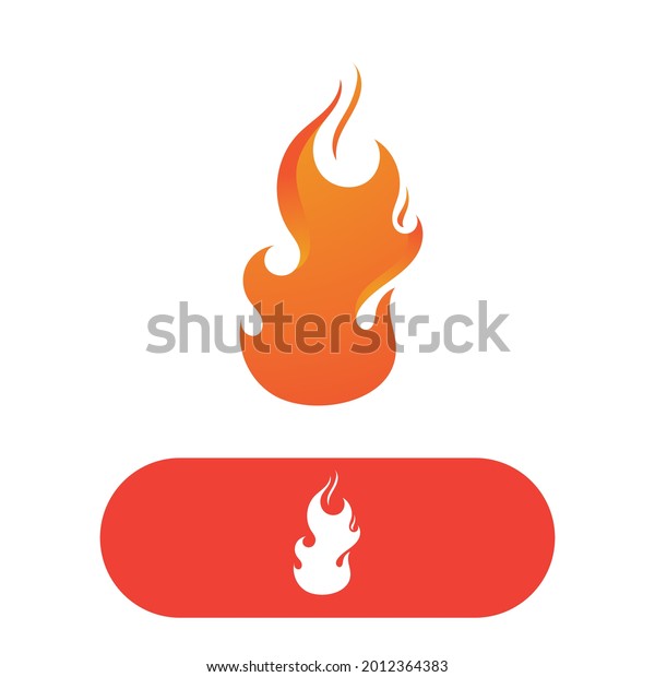 Fire flame logo\
vector illustration\
design