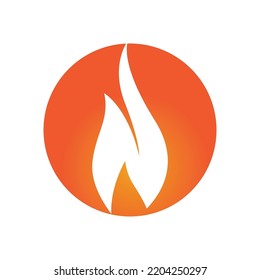 Fire flame Logo vector, Oil, gas and energy logo concept