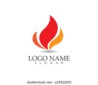 Fire Flame Logos Stock Vector (Royalty Free) 619422593 | Shutterstock