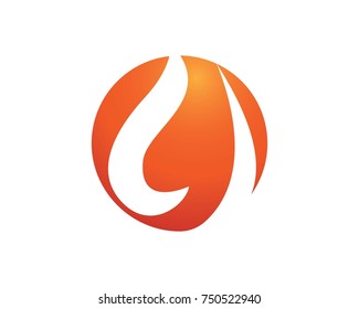Fire flame logos Template