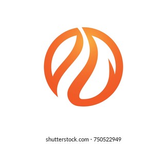 Fire flame logos Template