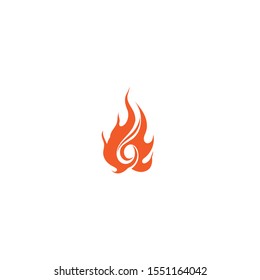 Fire flame nature logo and symbols icons template