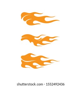 Fire flame nature logo and symbols icons template