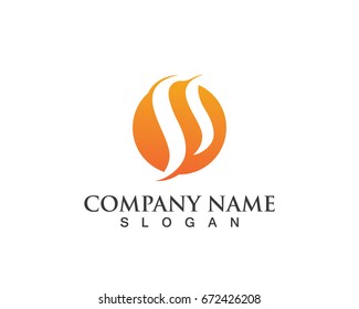 Fire flame nature logo and symbols