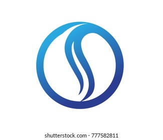 Fire flame nature logo and symbols icons template
