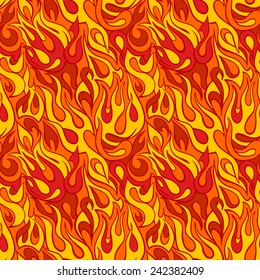 fire flame seamless pattern-model for design of gift packs, patterns fabric, wallpaper, web sites, etc.