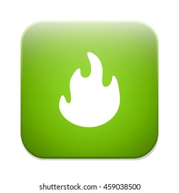 Fire flame sign icon.