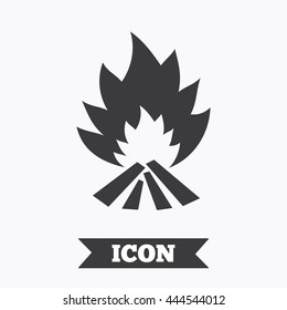 Fire flame sign icon. Heat symbol. Stop fire. Escape from fire. Graphic design element. Flat fire flame symbol on white background. Vector