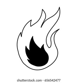 fire flame signal icon