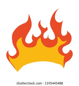 fire flame sticker icon