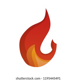 fire flame sticker icon
