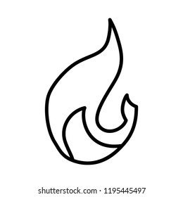 fire flame sticker icon