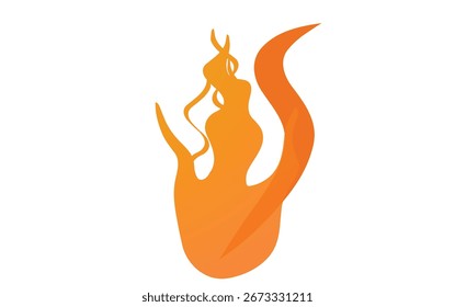 Modelo de design de símbolo de chama de fogo. ilustração do ícone de fogo.