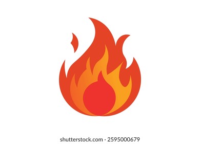 Fire Flame Symbol Vector Design, fire flame icon, burning fire, fire symbol, flame clipart, flame logo