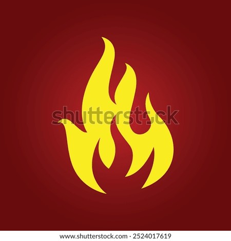 Fire flame trendy artwork astonishing abstract vector illustration colorful useful design.eps