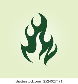 Fire flame trendy artwork cute abstract vector illustration colorful useful design.eps
