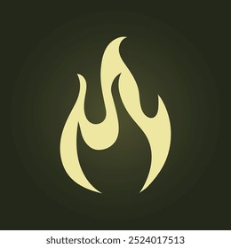 Fire flame trendy artwork surprising abstract vector illustration colorful useful design.eps