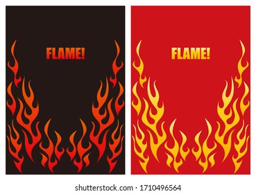 Fire, Flame Vector Design Template 