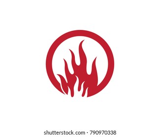 Fire flame vector icon