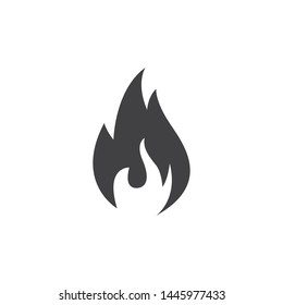 fire flame vector icon design illustration