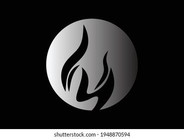Fire flame vector Icon illustration design template