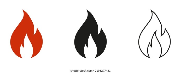 Fire .Ai Royalty Free Stock Vector Image