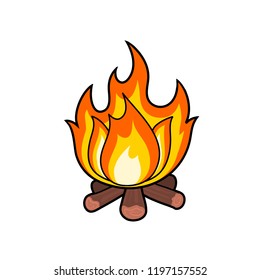 Fire flame. Fire Vector illustration