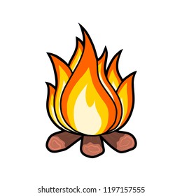 Fire flame. Fire Vector illustration