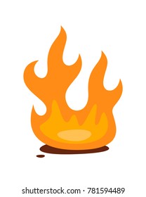 fire flame vector illustration