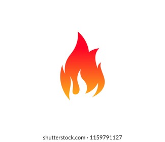 Fire flame vector illustration design template