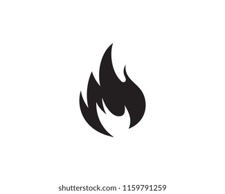 Fire flame vector illustration design template