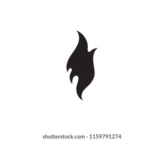 Fire flame vector illustration design template