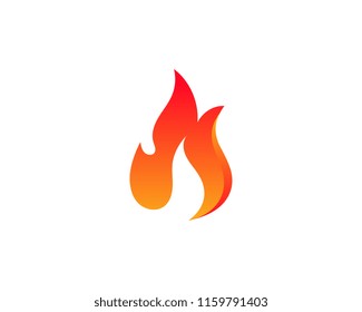 Fire Flame Vector Illustration Design Template Stock Vector (Royalty ...