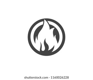 Fire flame vector illustration design template