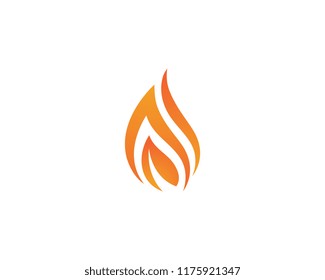 Fire flame vector illustration design template