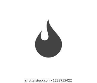 Fire flame vector illustration design template