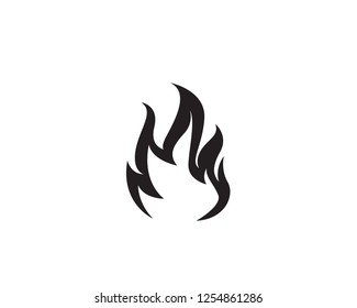 Fire flame vector illustration design template