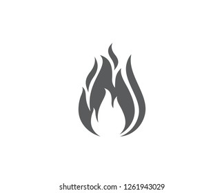 Fire flame vector illustration design template