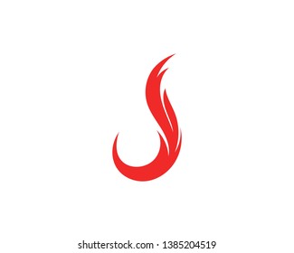 Fire flame vector illustration design template